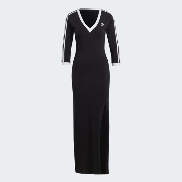 Adidas Black Dress with White Accents - Picture 1 of 3